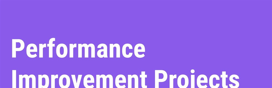 Performance Improvement Projects
