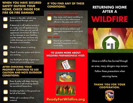 Private Well After-Fire Safety