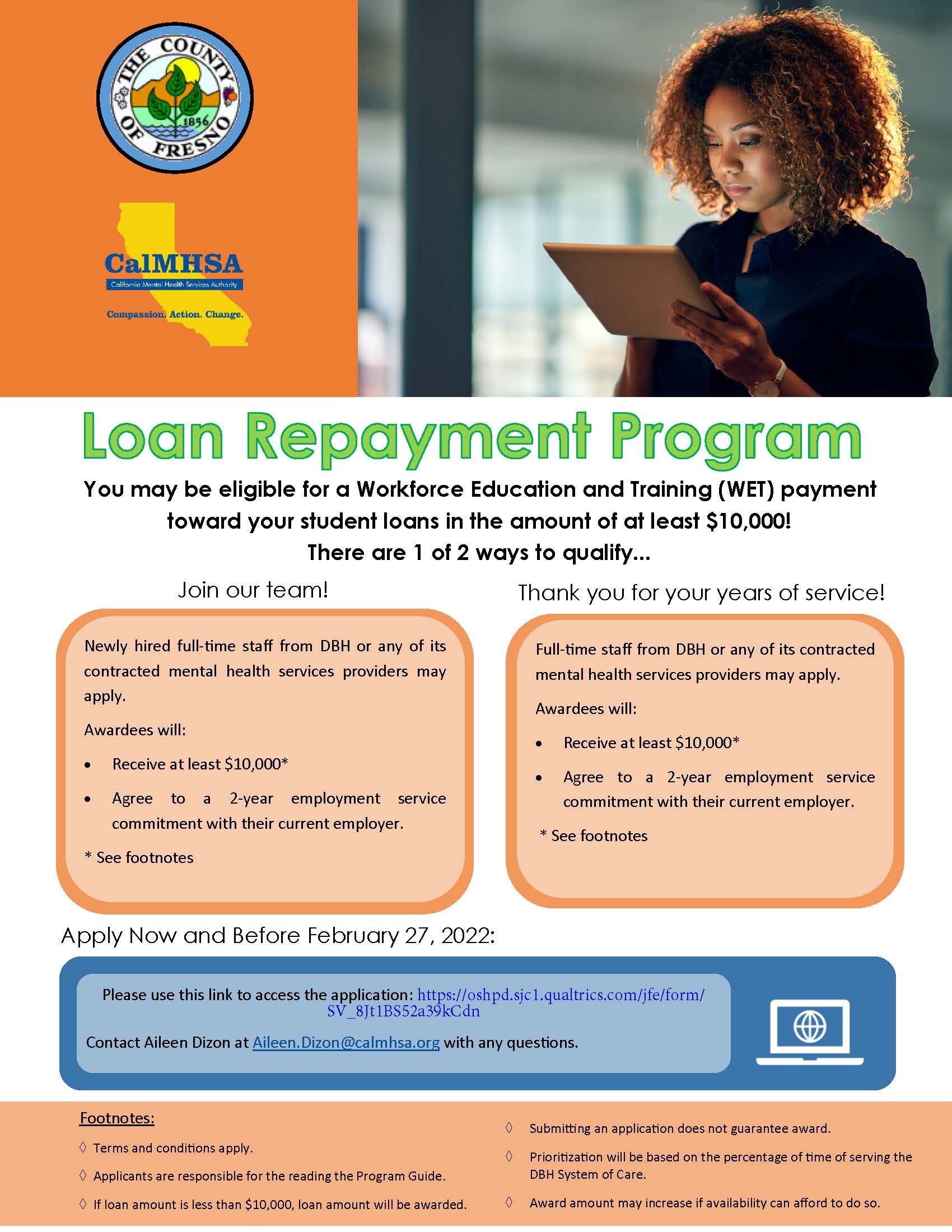 WET Loan Repayment Program